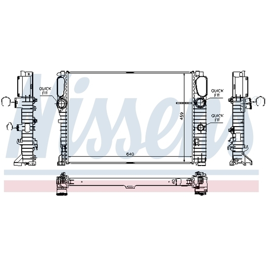 67105 - Radiaator, mootorijahutus 