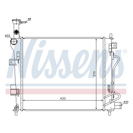 66746 - Radiator, engine cooling 