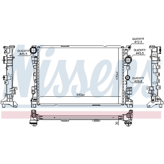 67190 - Radiator, engine cooling 