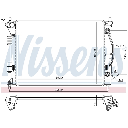 675038 - Radiaator, mootorijahutus 