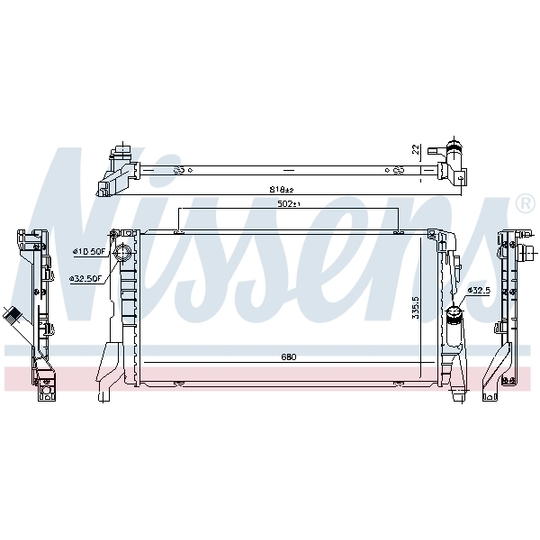 69710 - Radiator, engine cooling 