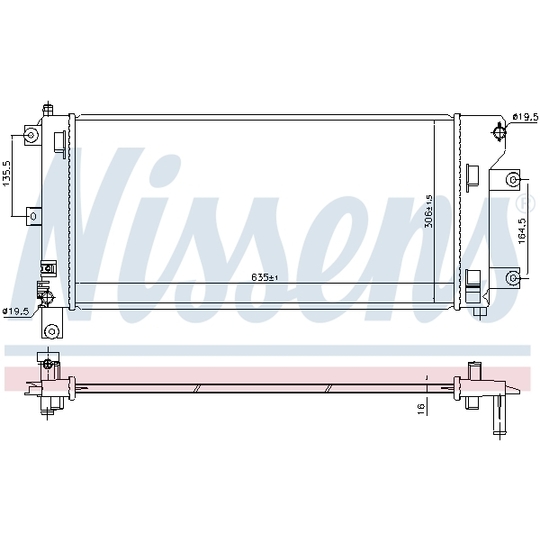 68765 - Radiator, engine cooling 