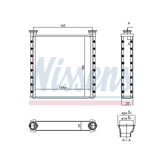 70533 - Heat Exchanger, interior heating 