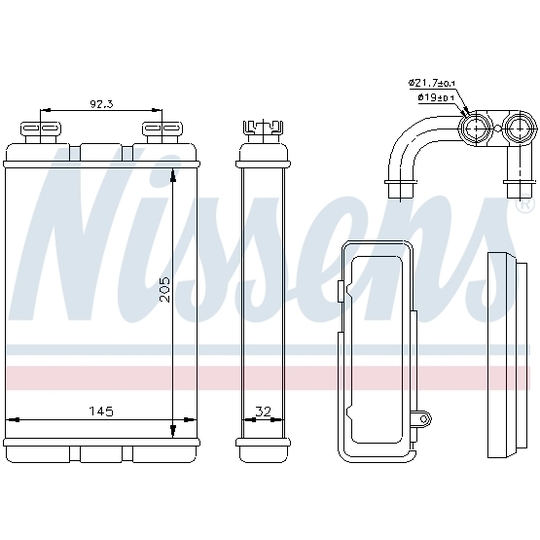 70520 - Heat Exchanger, interior heating 