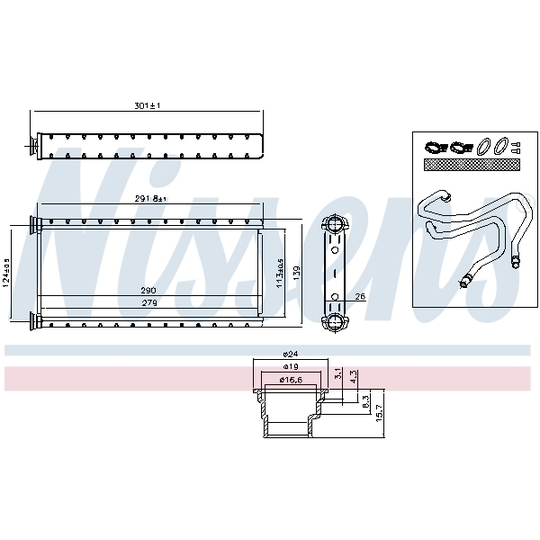 73002 - Heat Exchanger, interior heating 