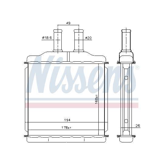 76509 - Heat Exchanger, interior heating 