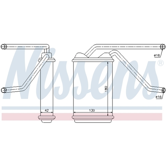 76511 - Heat Exchanger, interior heating 