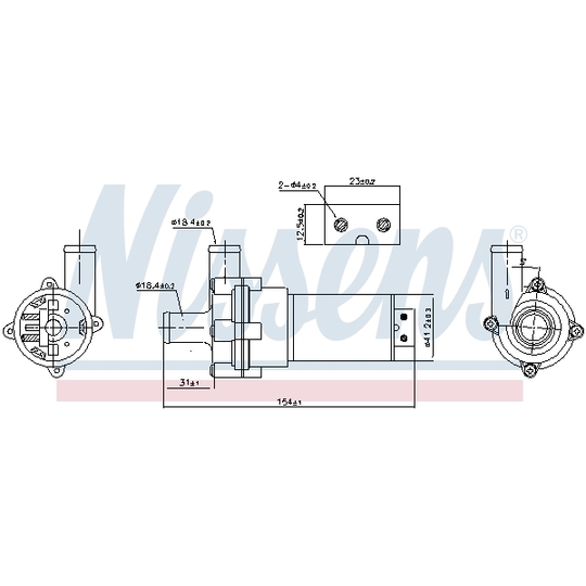 831050 - Veepump, mootori jahutus 