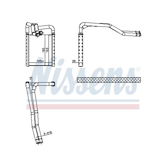 77649 - Heat Exchanger, interior heating 