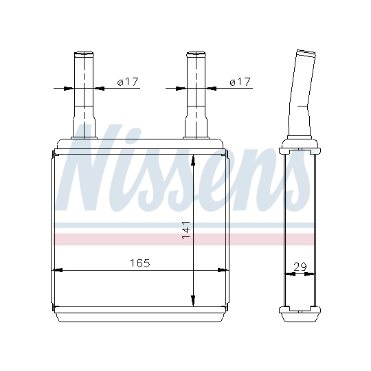 77605 - Heat Exchanger, interior heating 