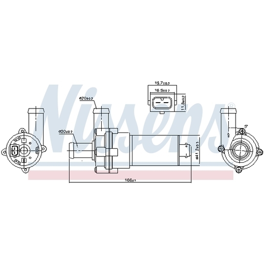 831051 - Veepump, mootori jahutus 