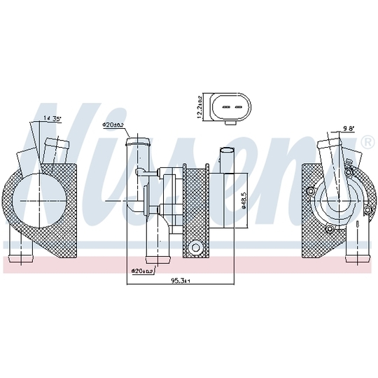 831060 - Veepump, mootori jahutus 