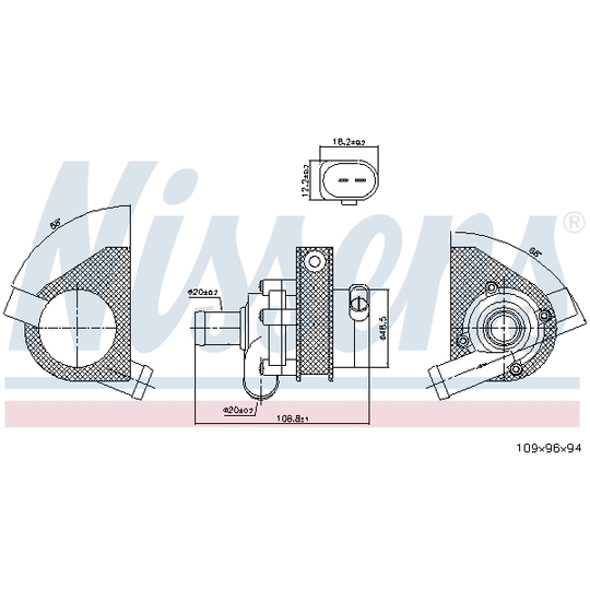 831081 - Veepump, mootori jahutus 