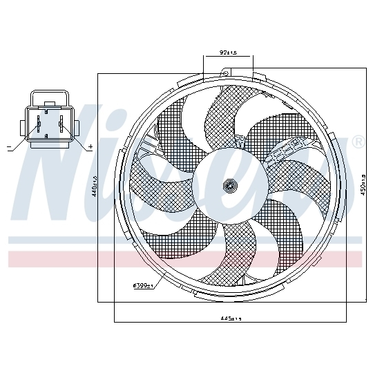 85036 - Fan, radiator 