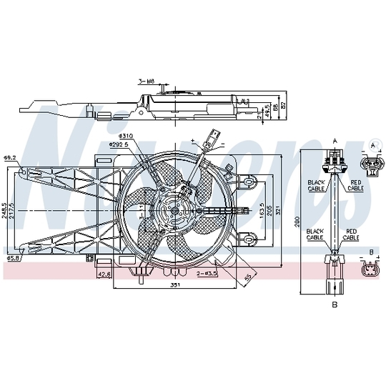 85051 - Fan, radiator 