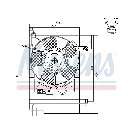 85062 - Fan, radiator 