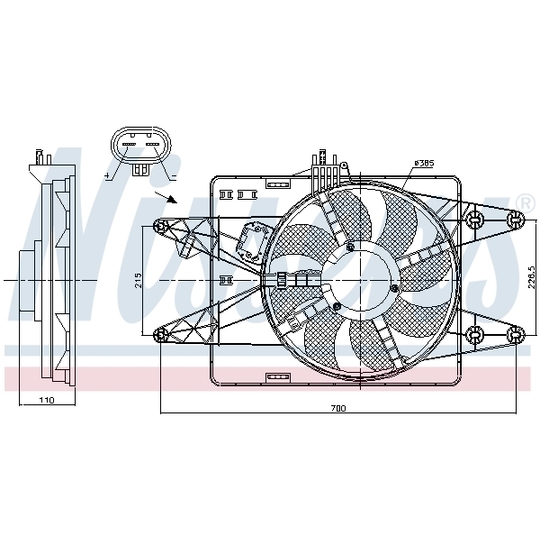 85133 - Fan, radiator 