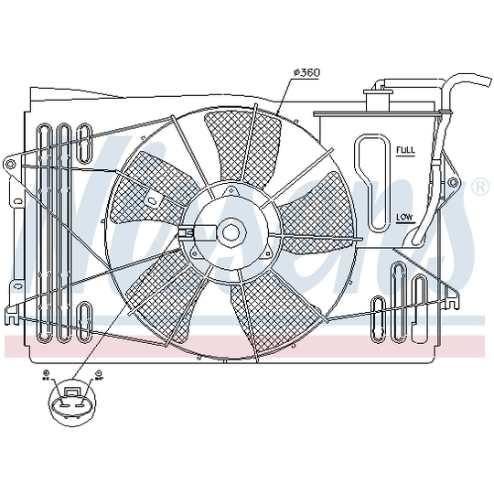 85232 - Fan, radiator 