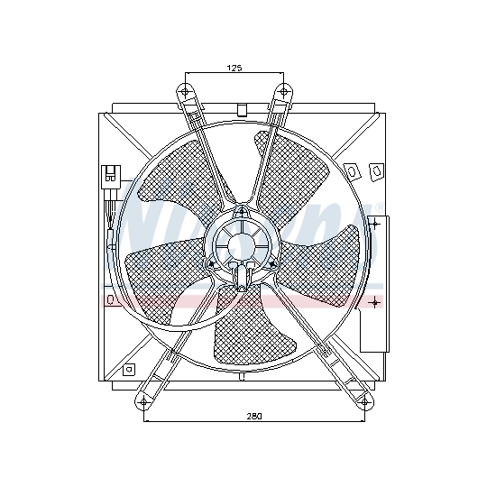 85330 - Fan, radiator 
