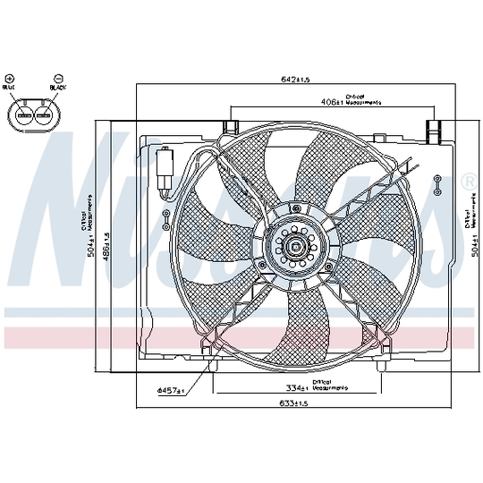 85290 - Fan, radiator 