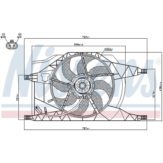 85258 - Fan, radiator 