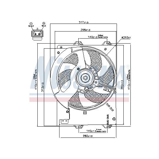 85267 - Fan, radiator 