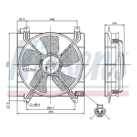 85353 - Fan, radiator 