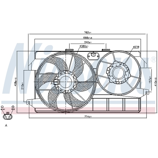 85262 - Fan, radiator 