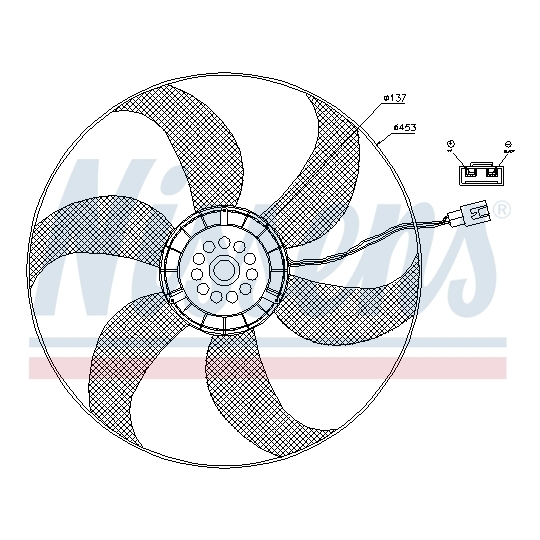 85403 - Fan, A/C condenser 
