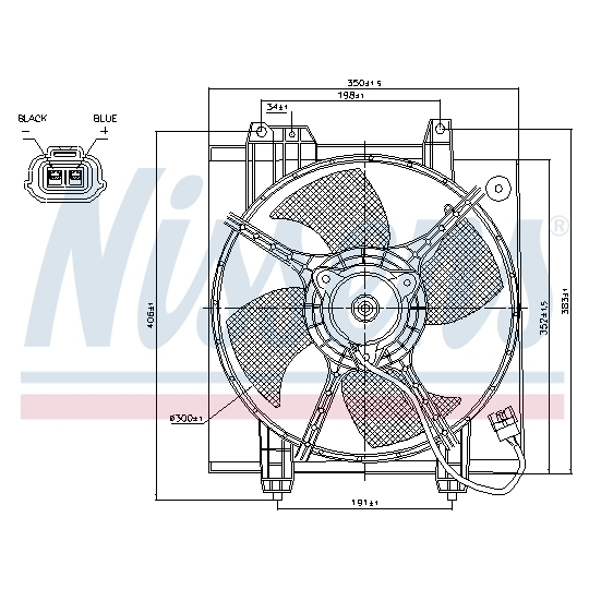 85494 - Fan, A/C condenser 
