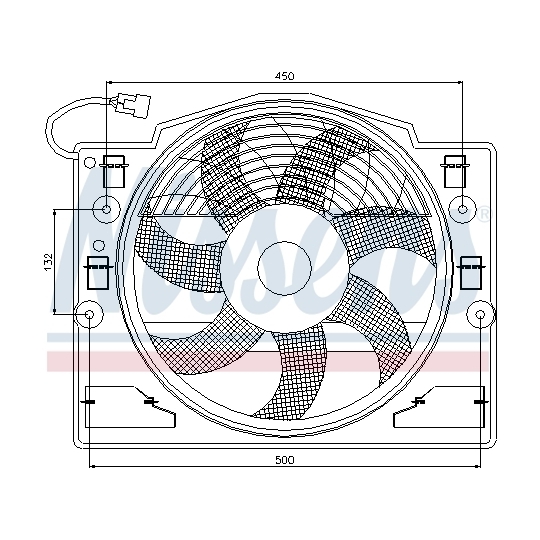85420 - Fan, A/C condenser 