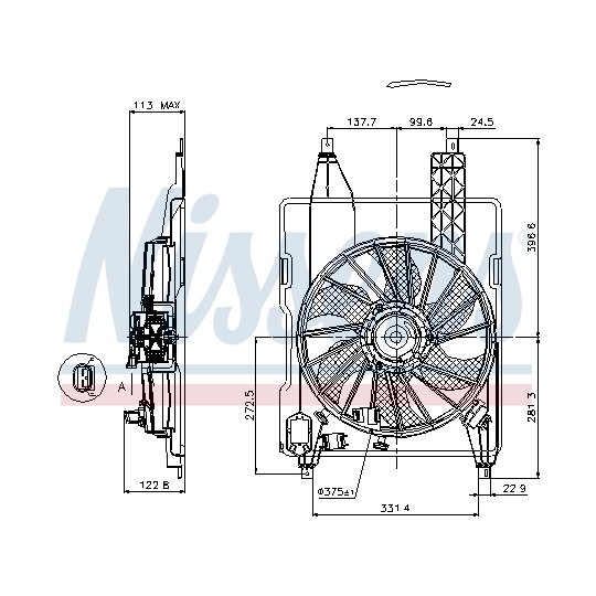 85515 - Fan, radiator 