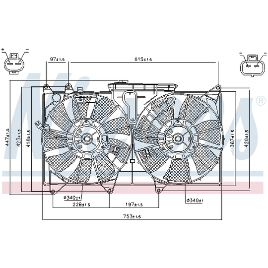 85487 - Fan, radiator 
