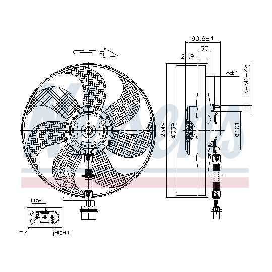 85544 - Fan, radiator 
