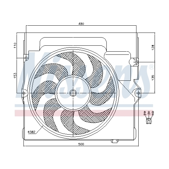 85645 - Ventilaator, kliimakondensaator 