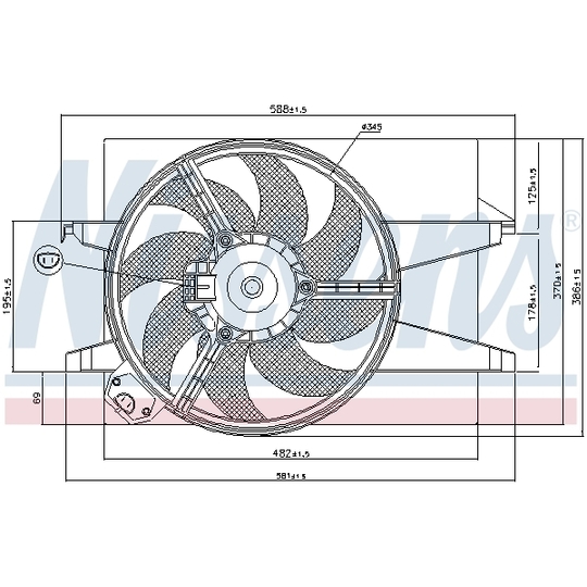 85583 - Fan, radiator 