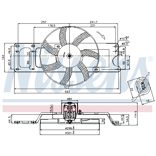 85712 - Fan, radiator 