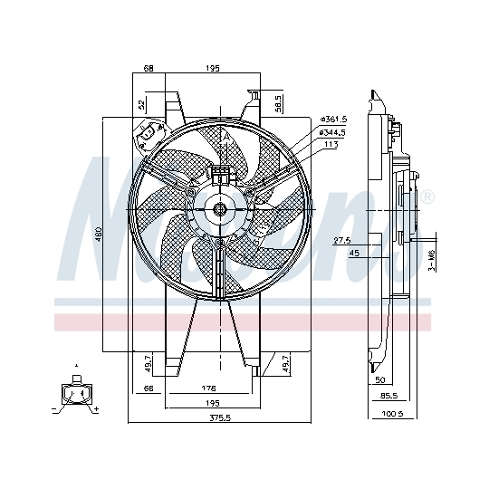 85767 - Fan, radiator 