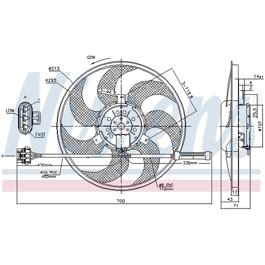 85775 - Fan, radiator 