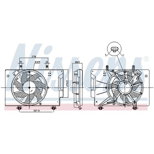 85810 - Fan, radiator 