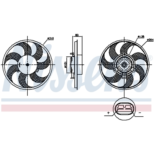 85879 - Fan, radiator 