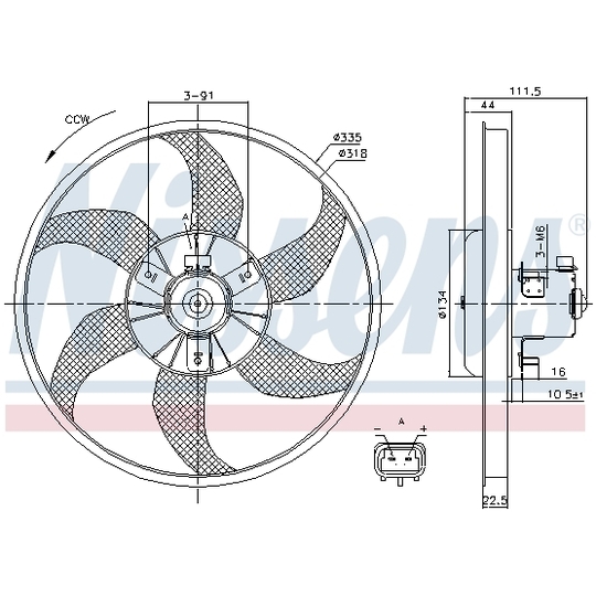 85782 - Fan, radiator 