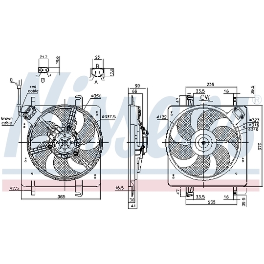 85835 - Fan, radiator 