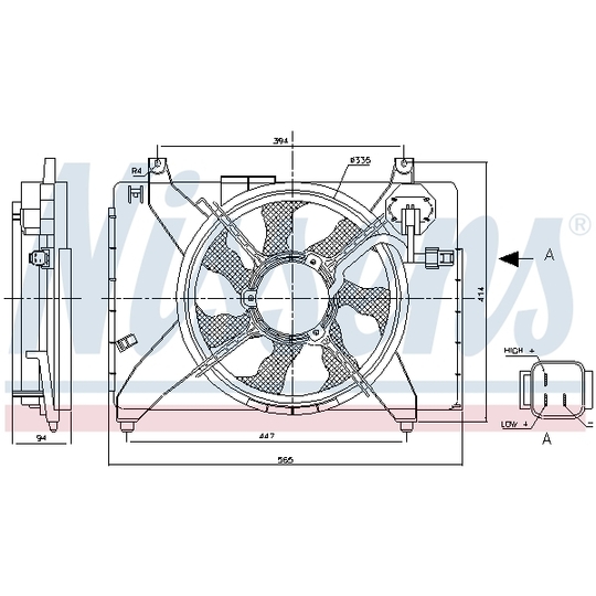 85895 - Fan, radiator 