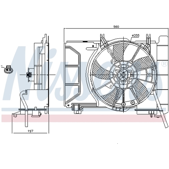 85941 - Ventilaator, mootorijahutus 