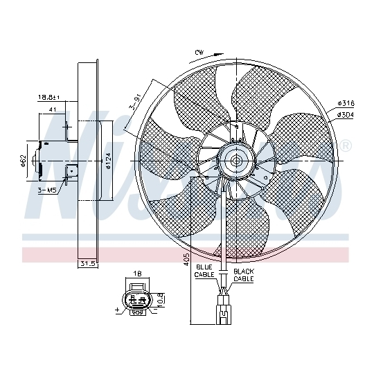 85957 - Fan, radiator 