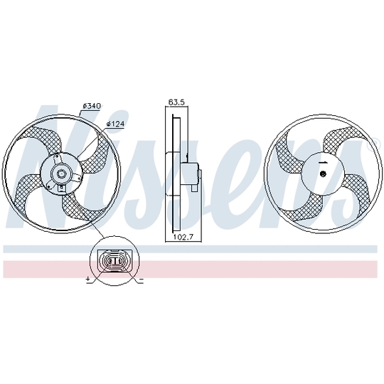 85928 - Fan, radiator 