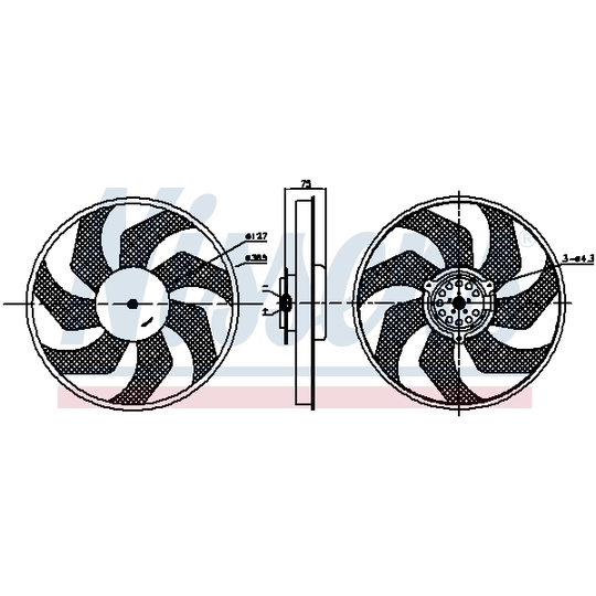 85956 - Fan, radiator 