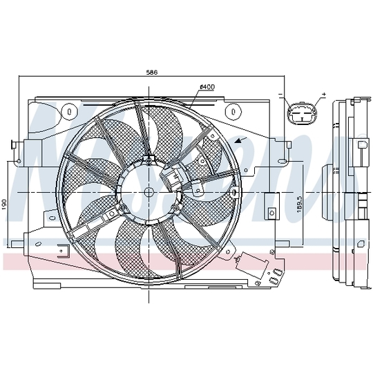 85892 - Fan, radiator 
