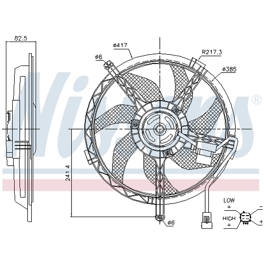 85945 - Ventilaator, mootorijahutus 